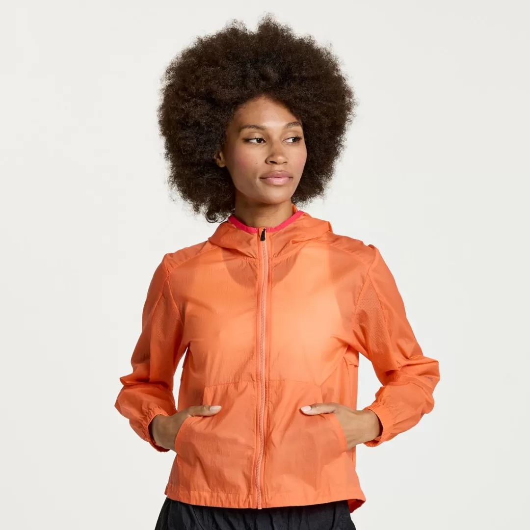 Donna Elevate Packaway Jacket-saucony Store