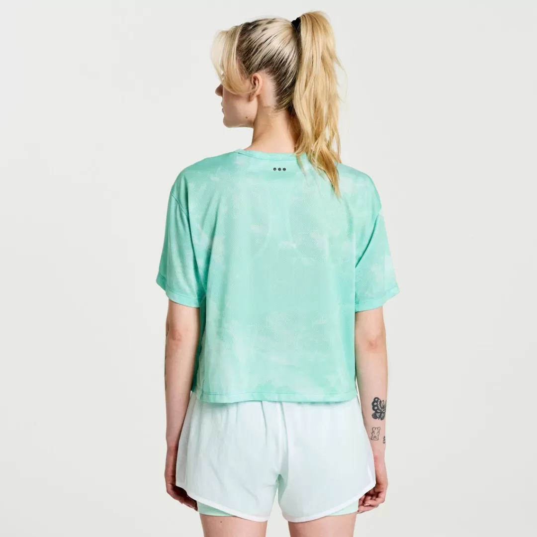 Donna Elevate Short Sleeve-saucony Cheap