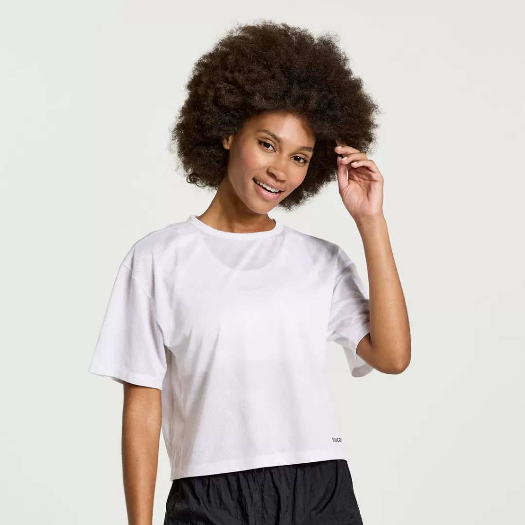 Donna Elevate Short Sleeve-saucony Fashion