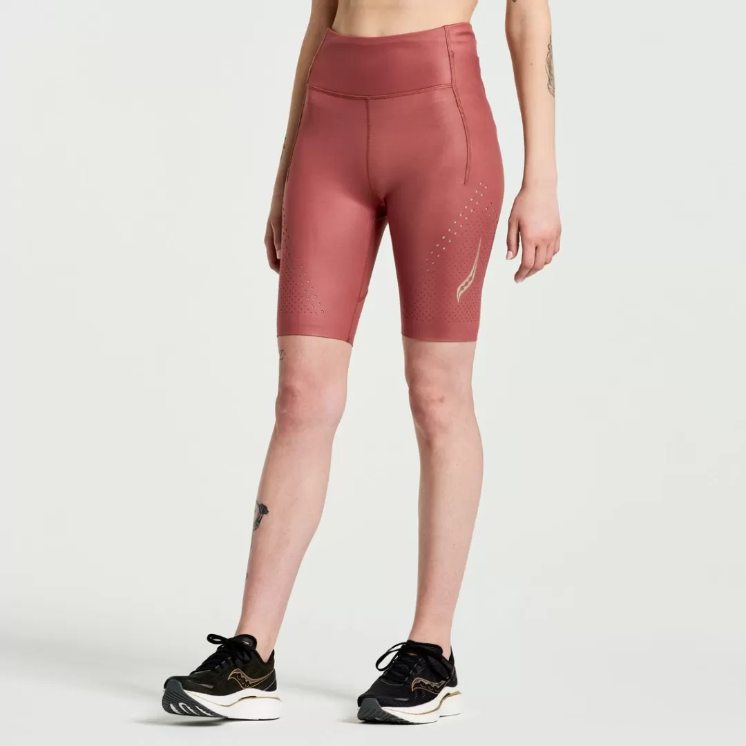 Donna Pinnacle 8" Tight Short-saucony Best