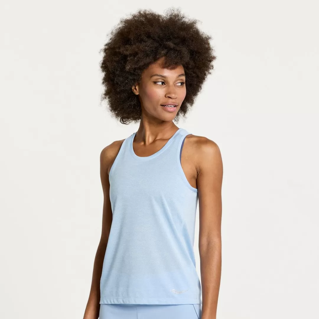 Donna Stopwatch Singlet-saucony Best